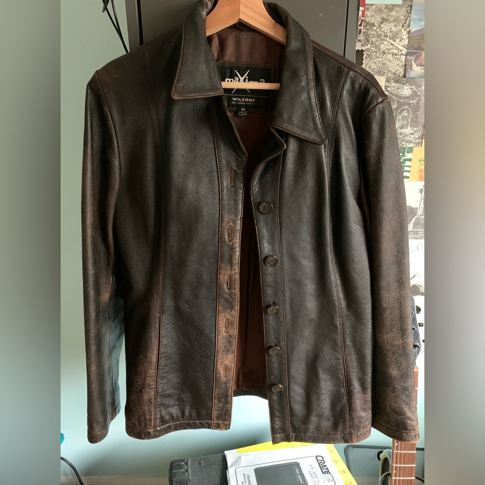 Leather jacket